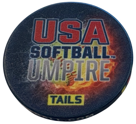 Umpire Flipping Coin