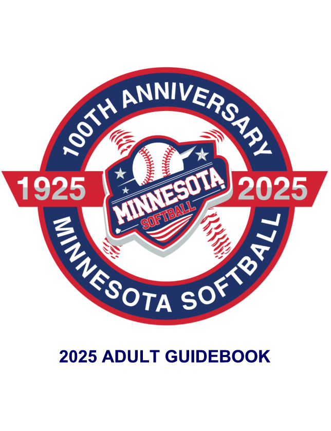 2025 Minnesota Softball Adult Scorebook